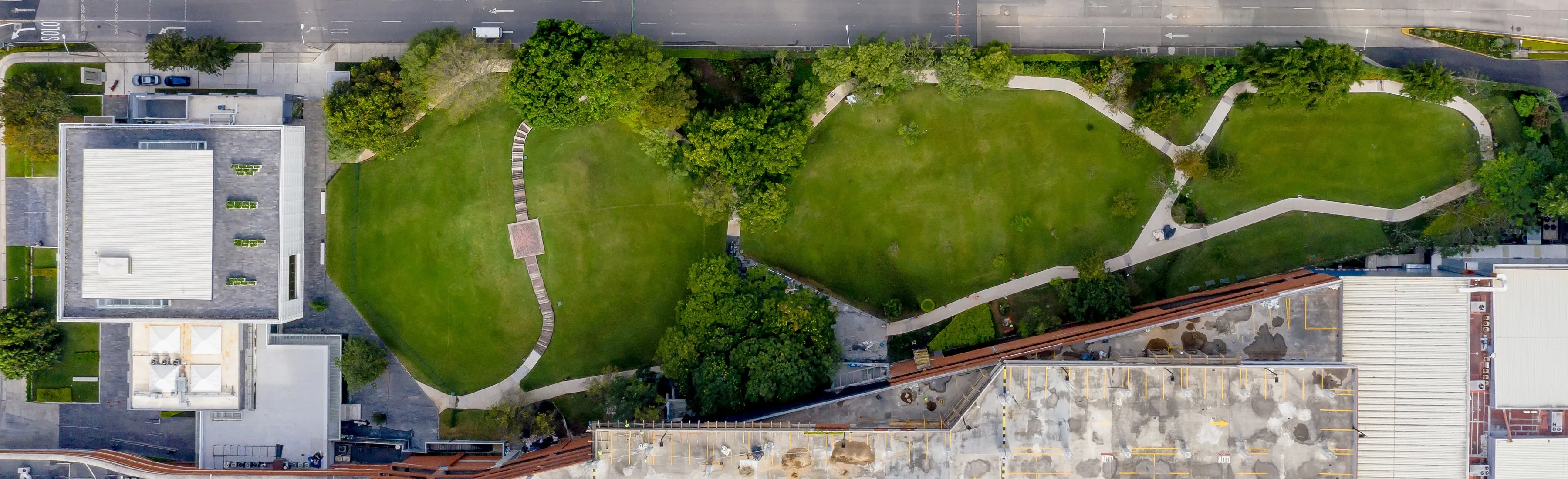 Museo Miraflores Park as seen from above